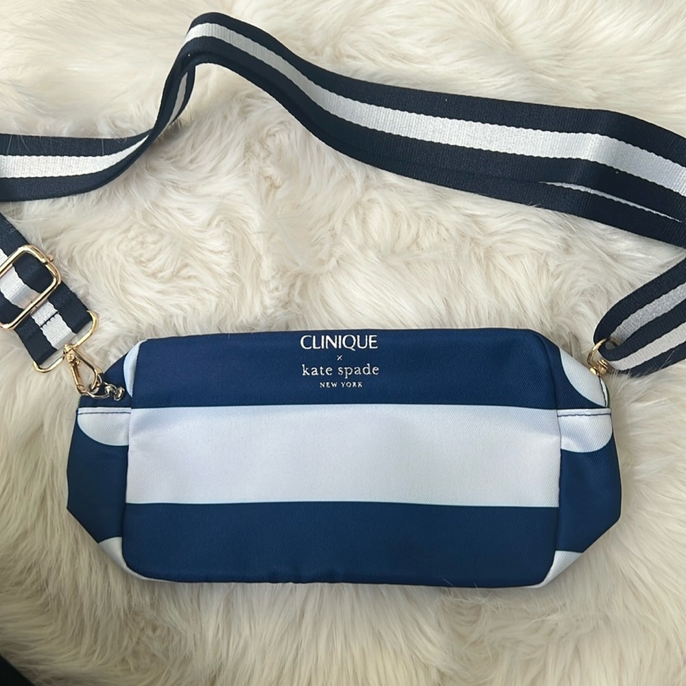 Kate Spade x Clinique Navy Bag